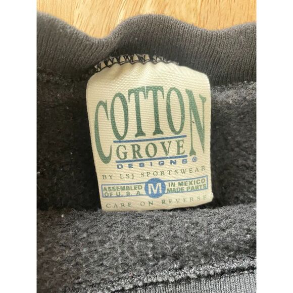 Vintage 90's Cotton Grove Men's Size M So Many Deer So Little Time Sweatshirt - Picture 4 of 7